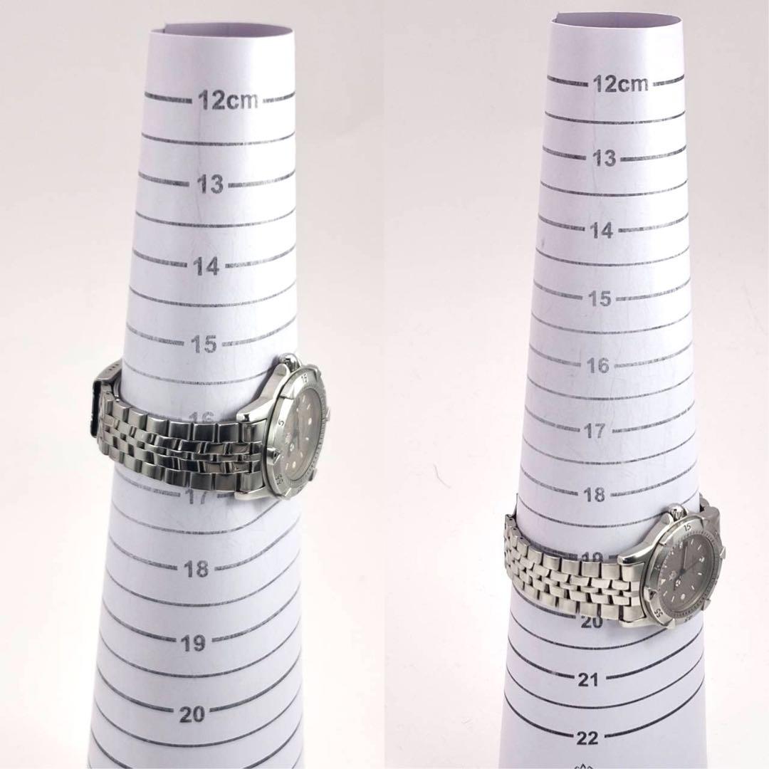 美品✨　タグホイヤー　WD1211 グレー文字盤　プロフェッショナル　シルバー