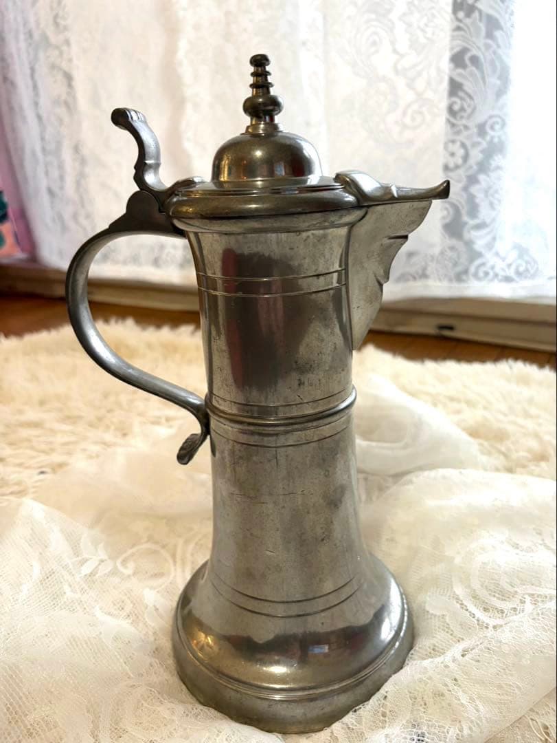 スイス製vintage ピューターの水差し　ポット