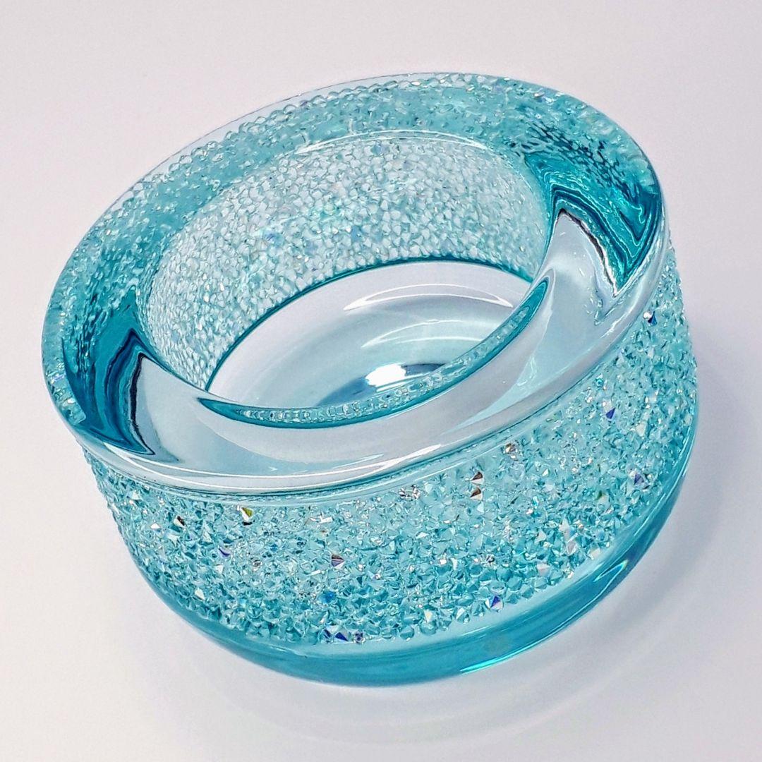 スワロフスキー【SWAROVSKI】　クリスタル置物　小物入れ　オブジェ