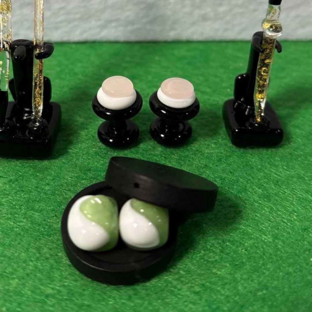 さくらんぼ　ガラス細工　ミニチュア