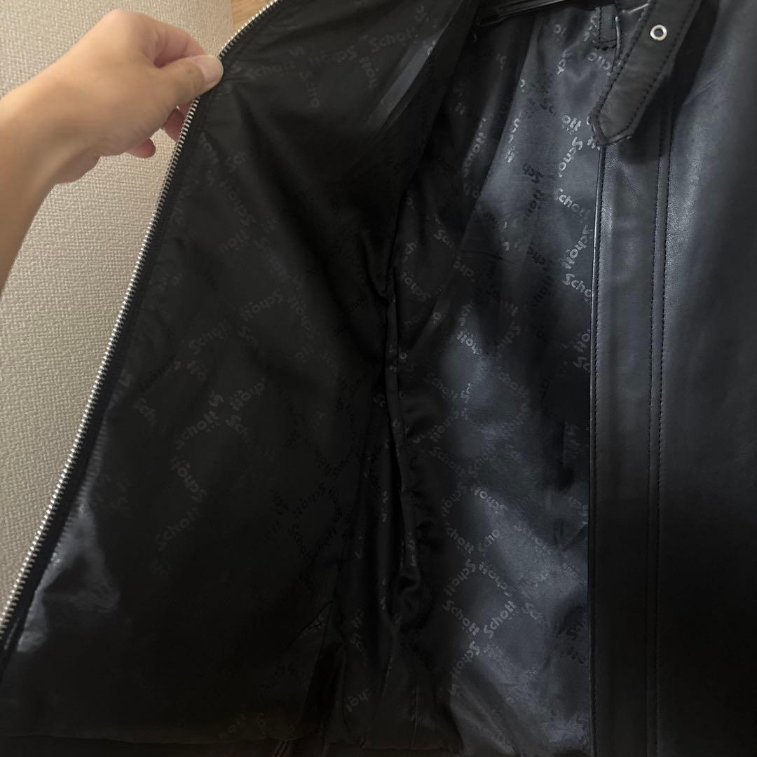 【美品】Schott ショットCLASSICRACER クラシックレーサー 黒S