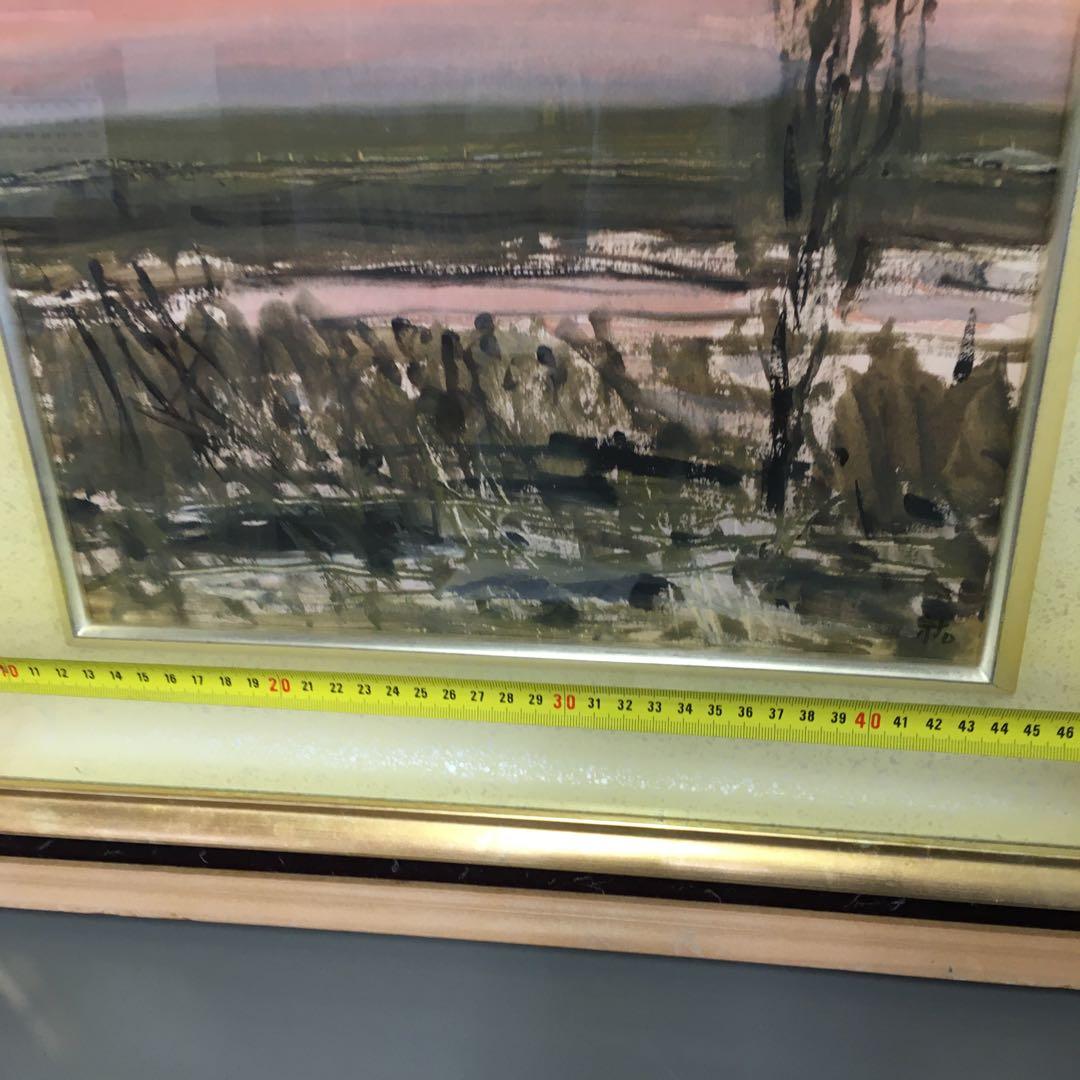 水彩　柴田祐作　水郷風景