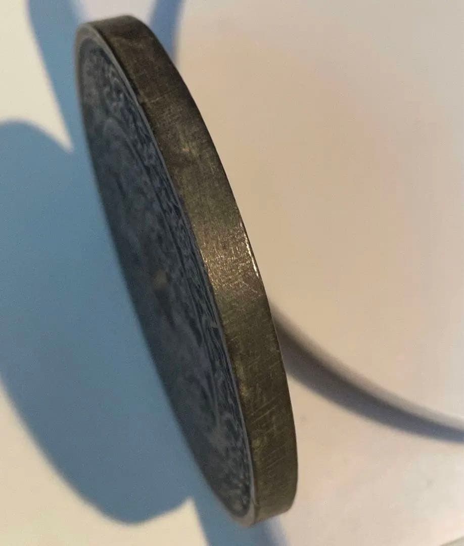 中国 古錢幣 穴錢 大型 太平天国背聖宝 銅錢 清时代 骨董品 重さ150g 。