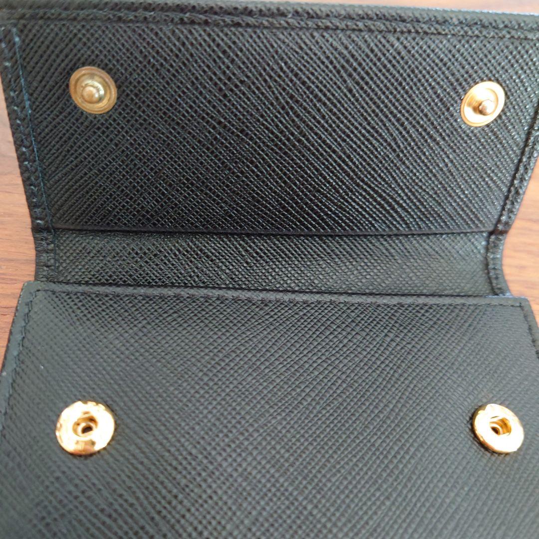 PRADA ブラック 三つ折りキーケース