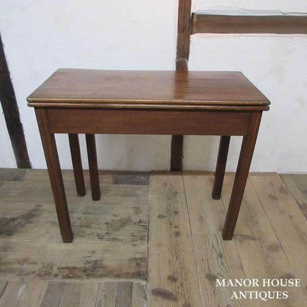 イギリス アンティーク 家具 カードテーブル ゲームテーブル 英国 6856d