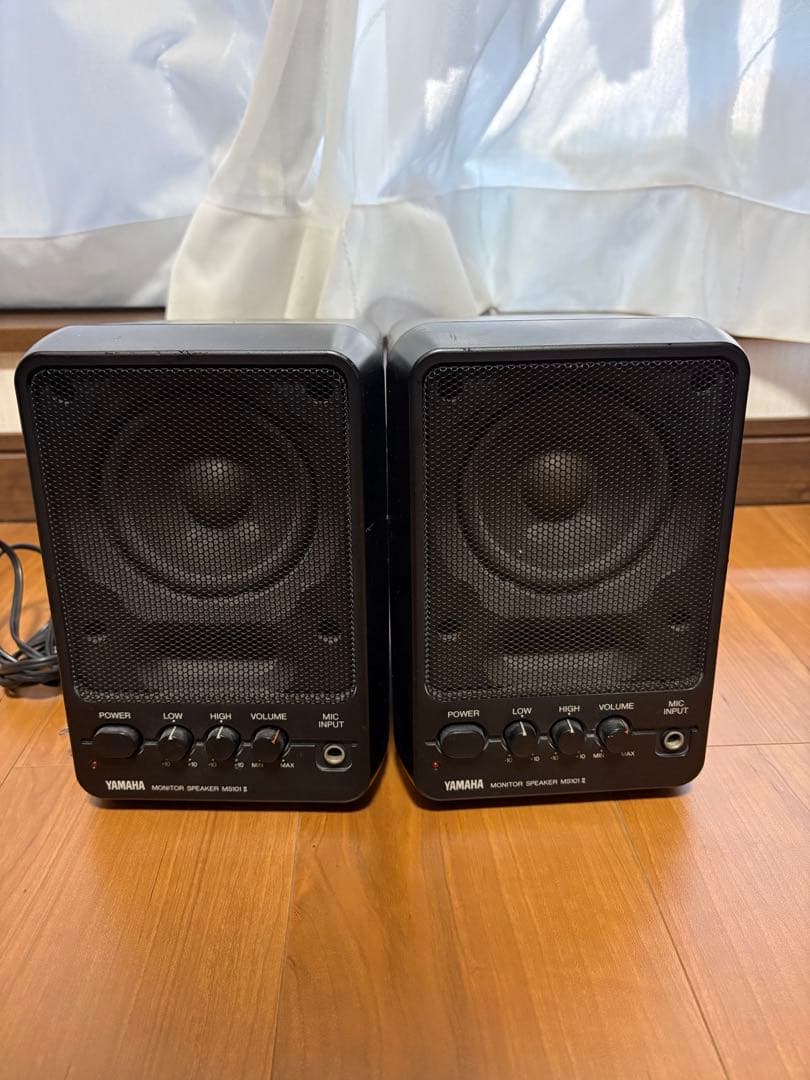 2台セットYAMAHA MS-101Ⅱ スタジオモニタースピーカー