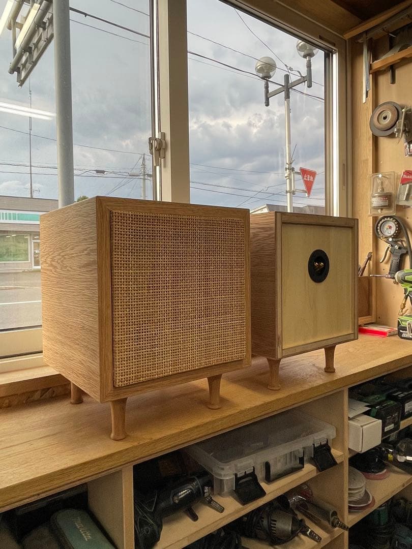 自作バスレフ　 キューブスピーカー　visaton フルレンジ　BG17