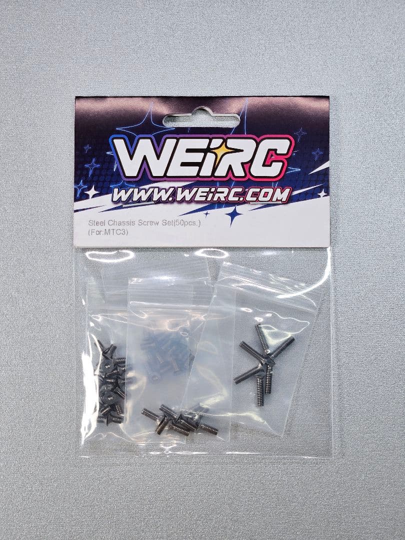 WEiRC 無限精機 MTC3 1.2mm スチールシャーシ+専用ビスセット
