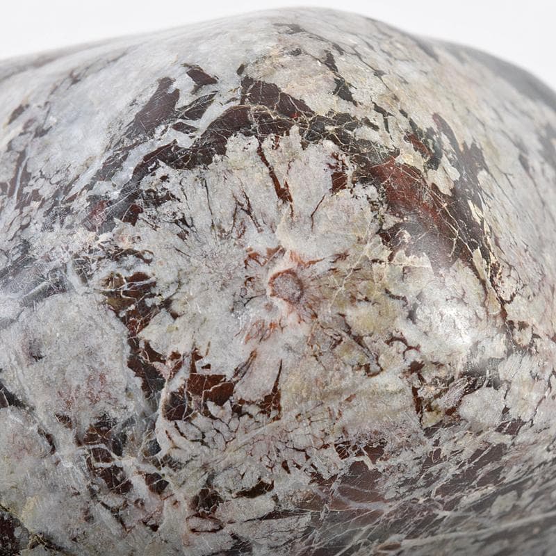 天然石　鑑賞石　菊花石　置物　重さ約1010g　V　R8516