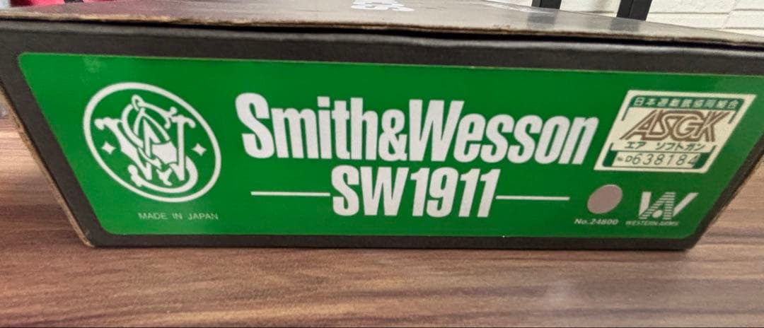 希少S&W コラボWA 1911 ガスガン ブラック