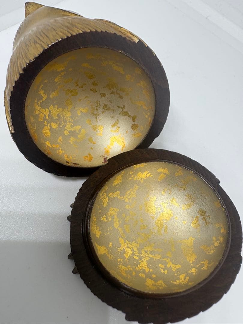 讃岐名工　篠原如雪作ふくろう香合