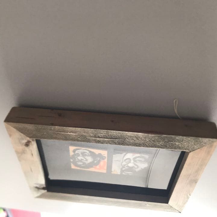 絵画(画家による手作り額縁付)