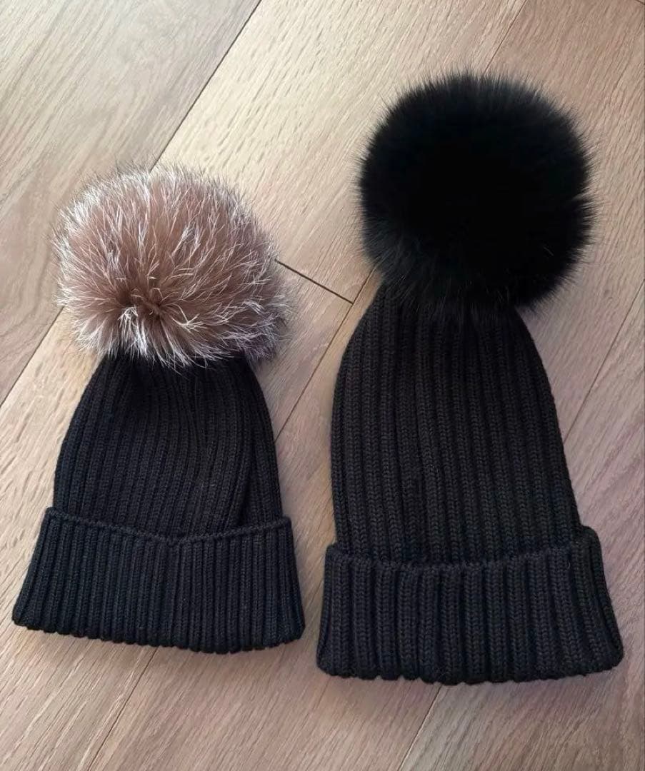 モンクレール ニット帽 親子ペア ピカピカピカチュウ