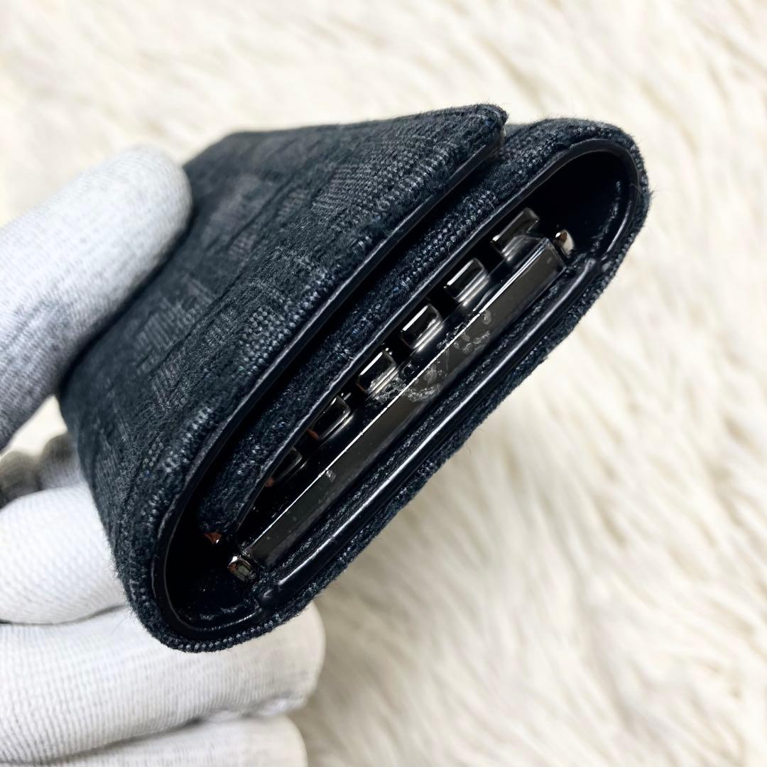 【極美品】 クリスチャンディオール キーケース オブリーク