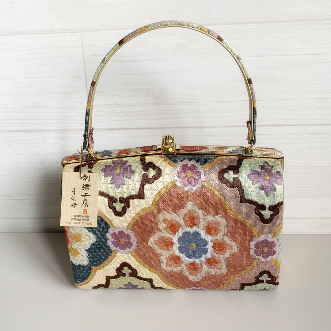 ★新品★高級希少　豪華 手刺繍の草履バッグセット　草履訳あり　礼装　留袖　成人式