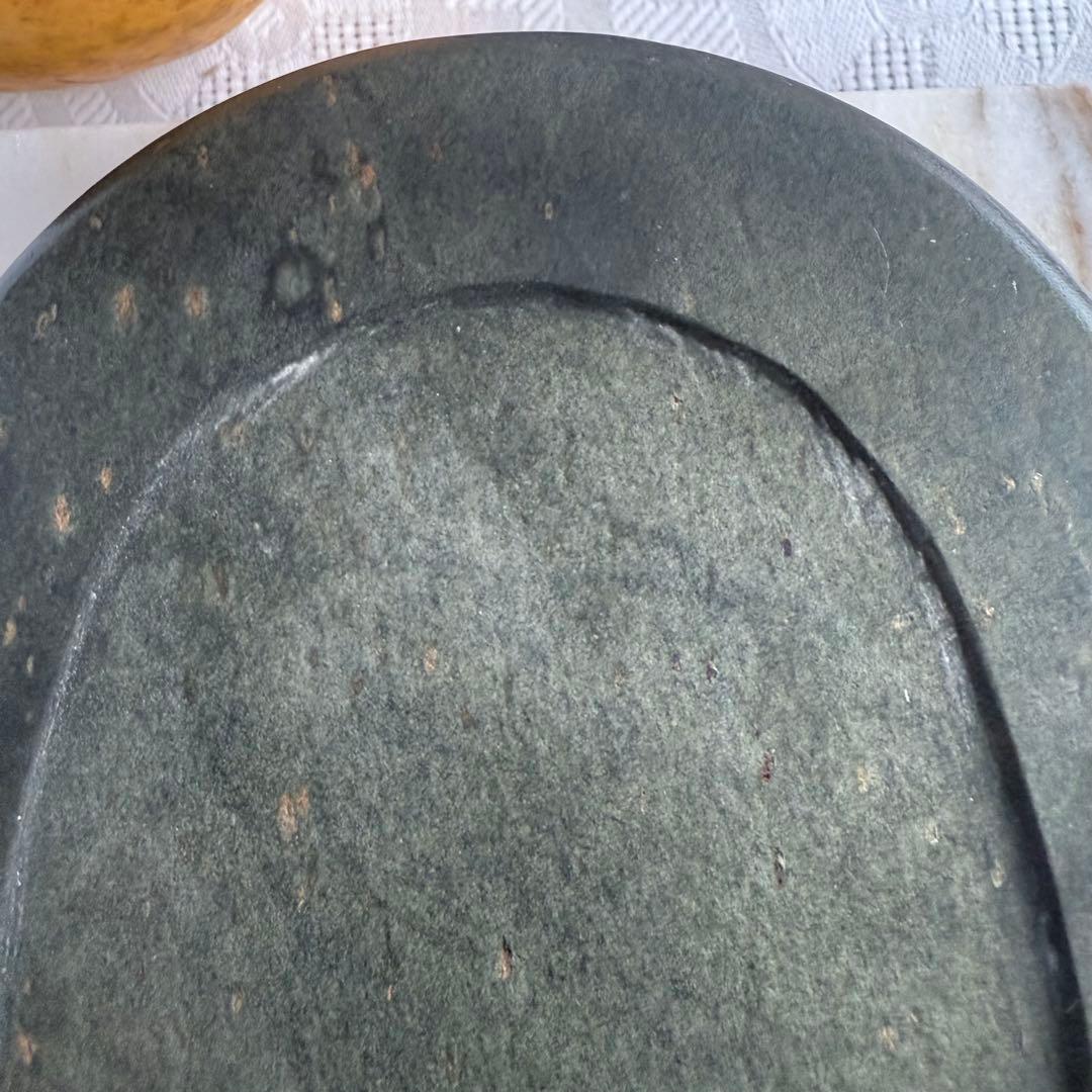 超限定出品‼️端渓硯『DRAGON双龍蛋形硯』」昇竜蛋形金星唐木箱蓋証明書付1点③