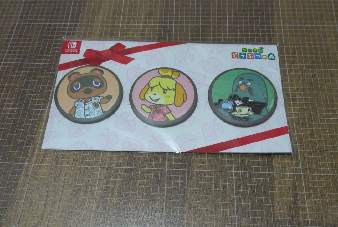 あつまれどうぶつの森　非売品【 限定】缶バッチ　(未開封）