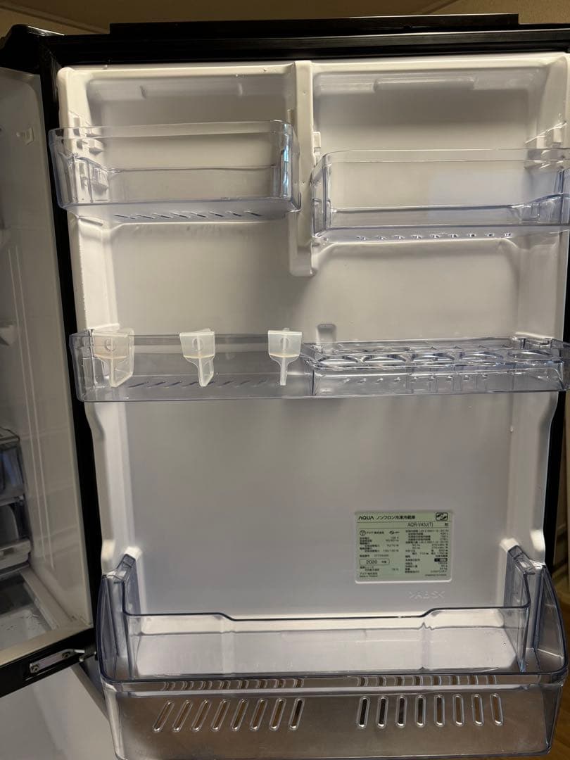 AQUA 冷蔵庫 AQR-V43J (T) 430L 2020年製