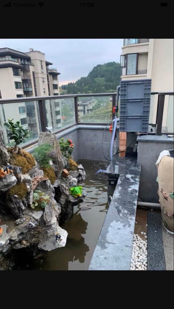 45wポンプ付き三段式濾過装置大型 沈殿物理生物一体型濾過外部式 濾過器水槽濾過