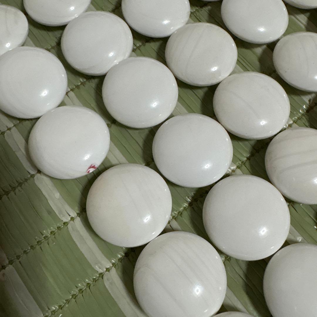 囲碁　碁石　駒　蛤　ハマグリ　那智黒　35号　工芸品