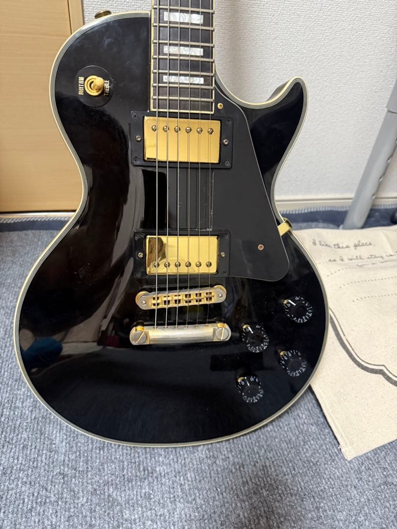 h*e様 Burny レスポール カスタム ブラック