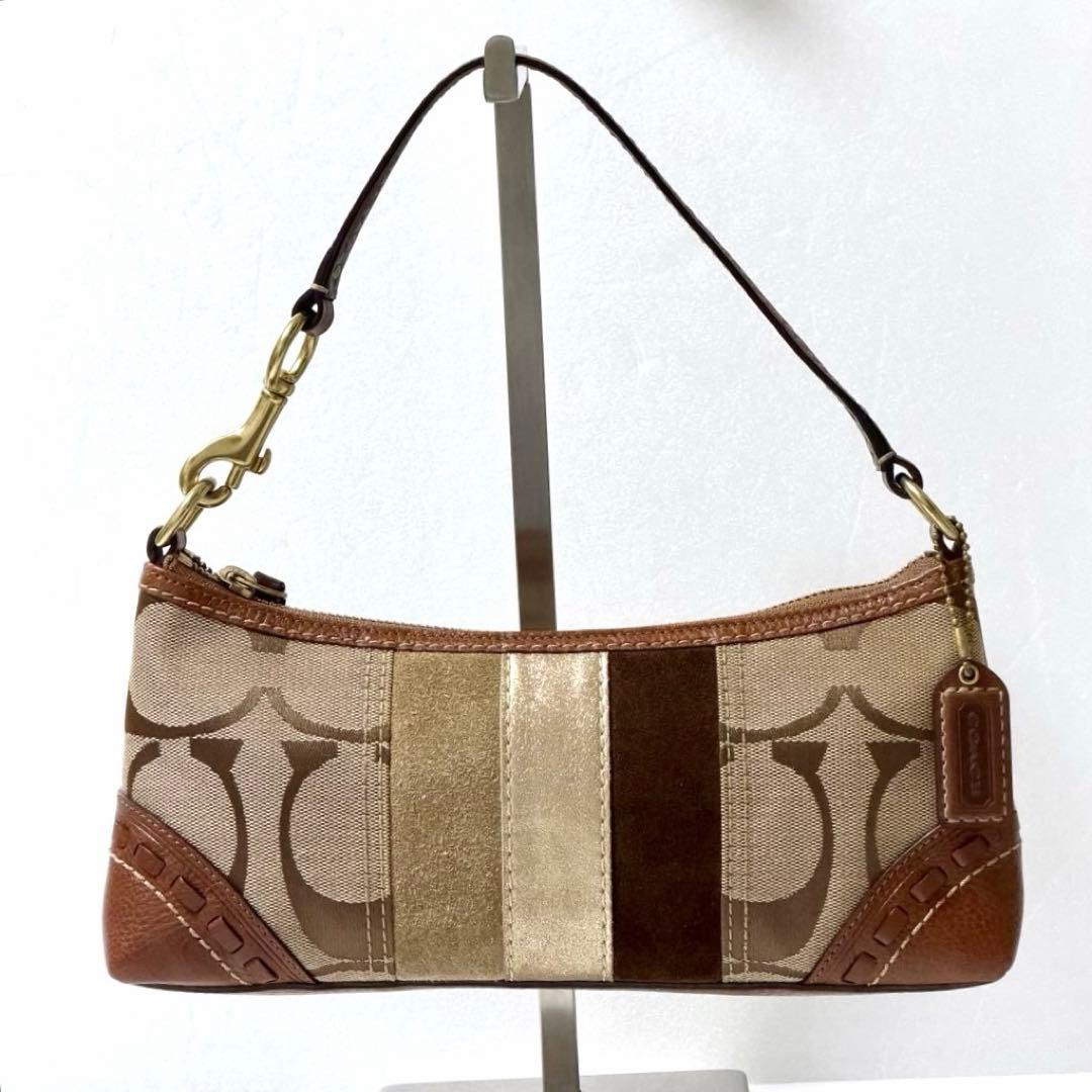 バッグ Coach soho shoulder bag accessory pouch