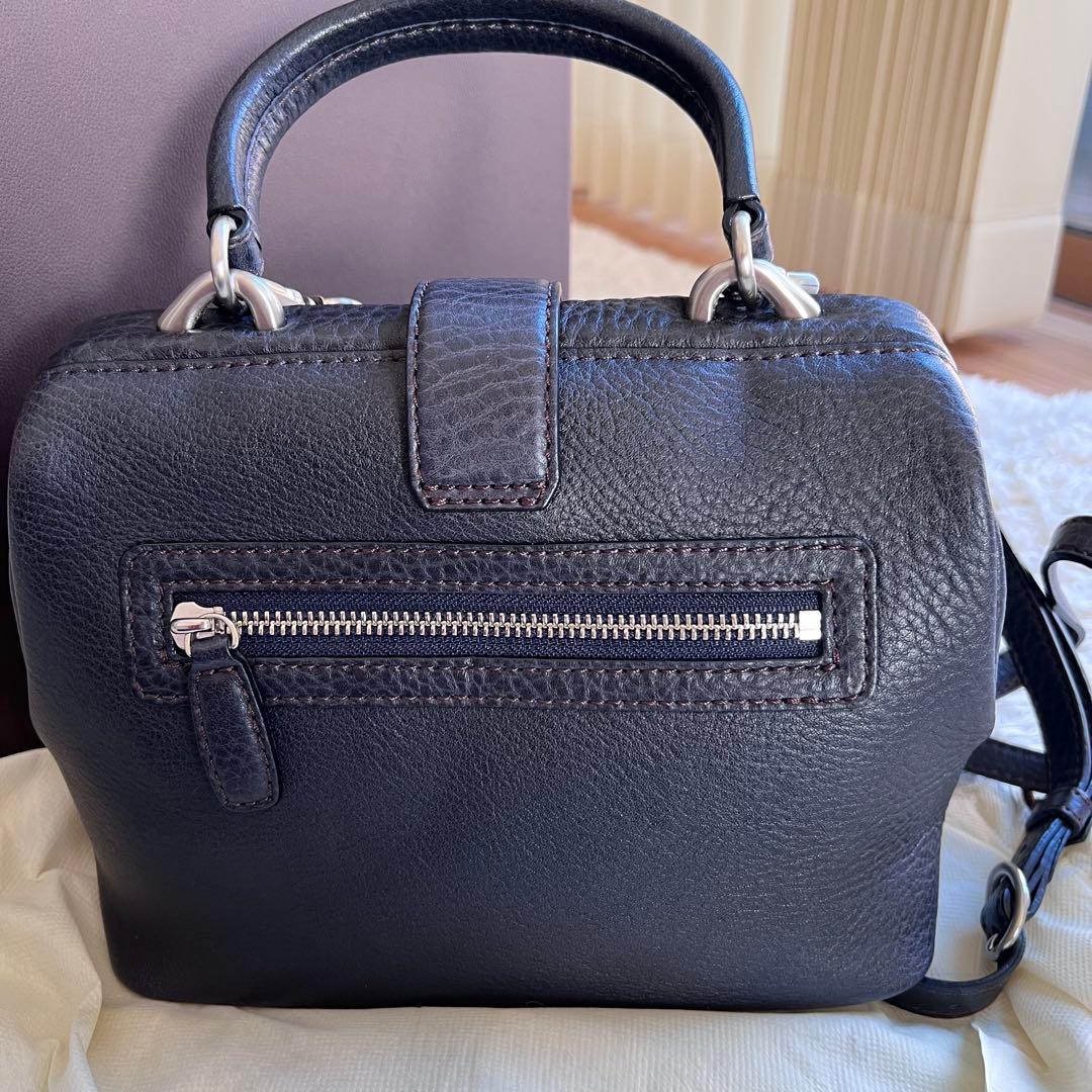 土屋鞄　2020限定　ミッドナイトブルー　ポストミニショルダー　美品