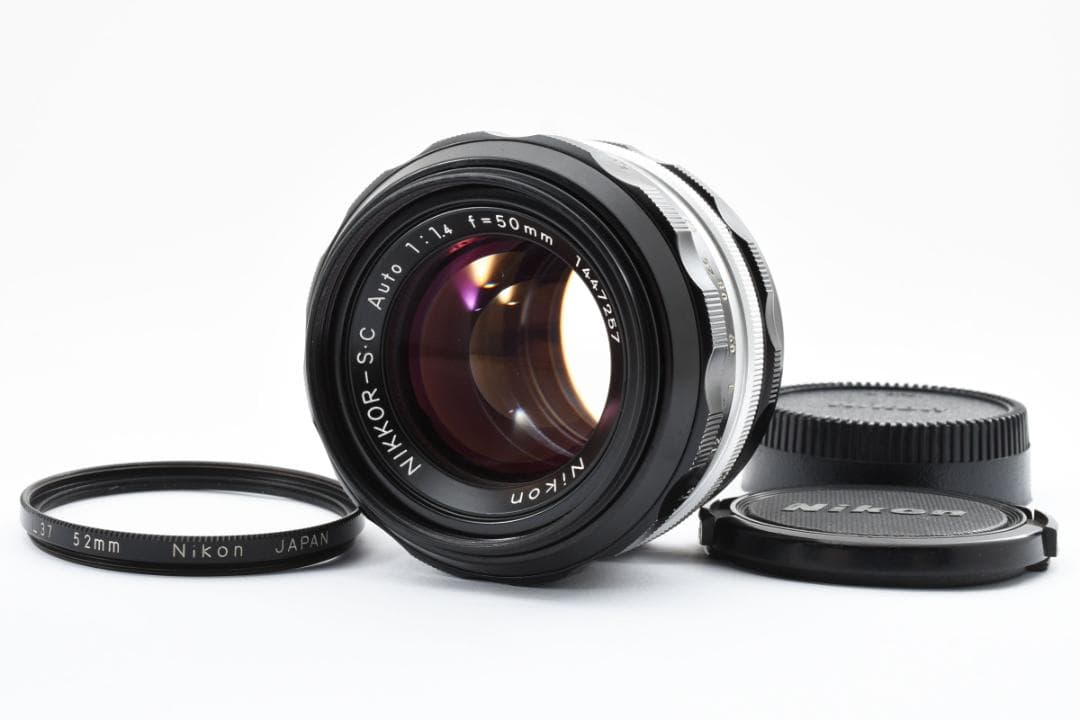 美品 ニコン NIKKOR-S.C Auto 50mm f1.4　MF M006