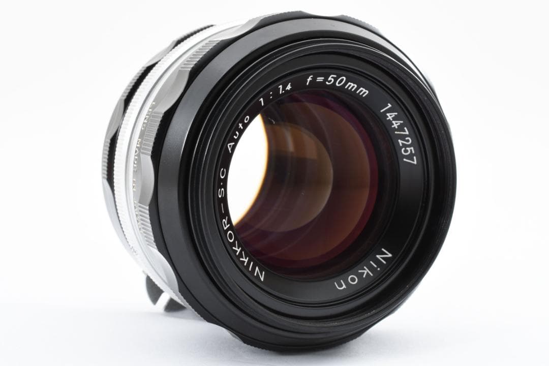 美品 ニコン NIKKOR-S.C Auto 50mm f1.4　MF M006