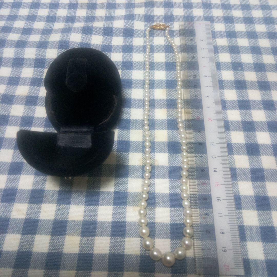 金具14K 本パールネックレス 約40cm