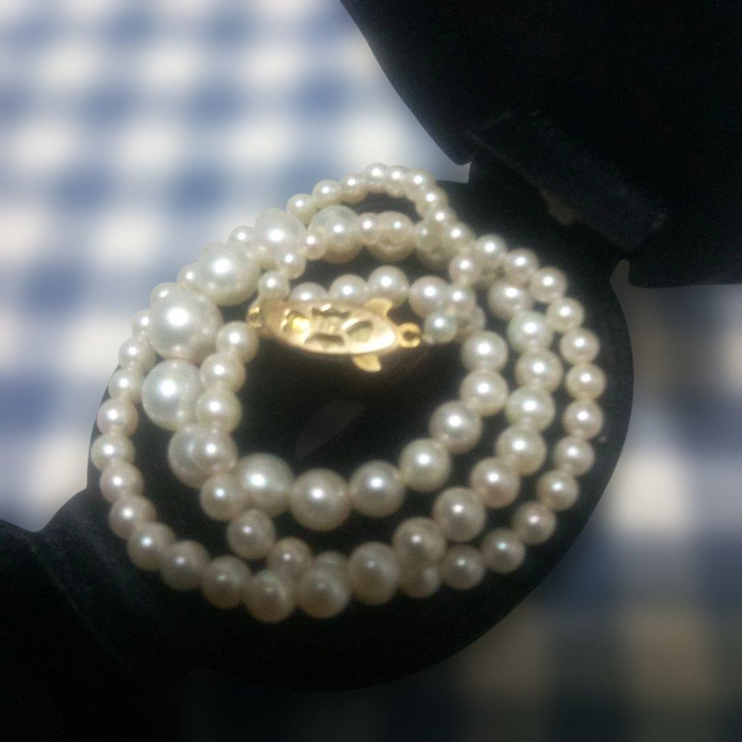 金具14K 本パールネックレス 約40cm
