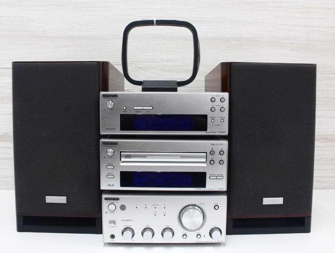 ▲ONKYO コンポ A-905FX T-405FX C-705FX スピーカー