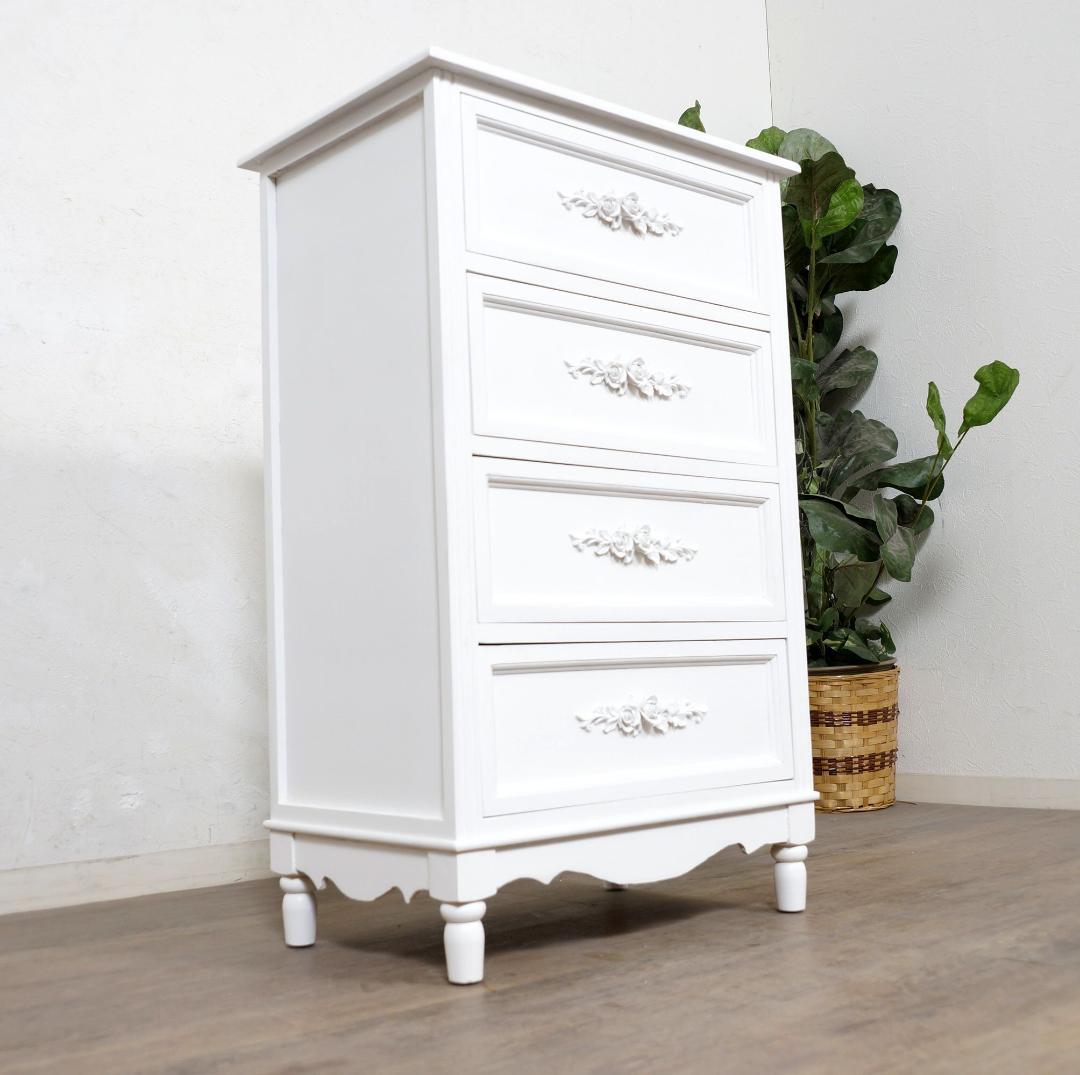 【新品・未使用】ヨーロピアン調　チェスト　４段　洋タンス　箪笥　完成品