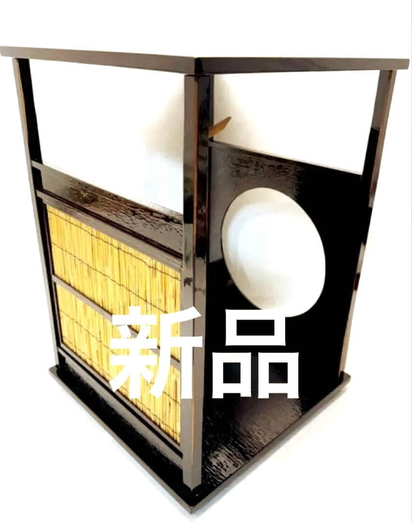 新品　茶道具吉野　組み立て式　8片　木製茶道具 格子状パネル付き