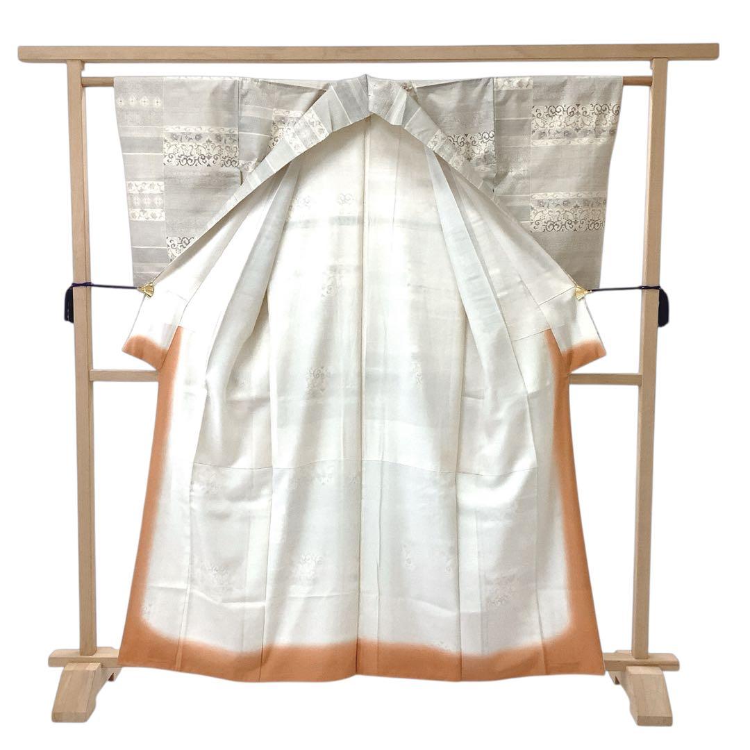 ◎mk-1109　　本場大島紬　白大島　西野織物　証付き　中古品　　1-15