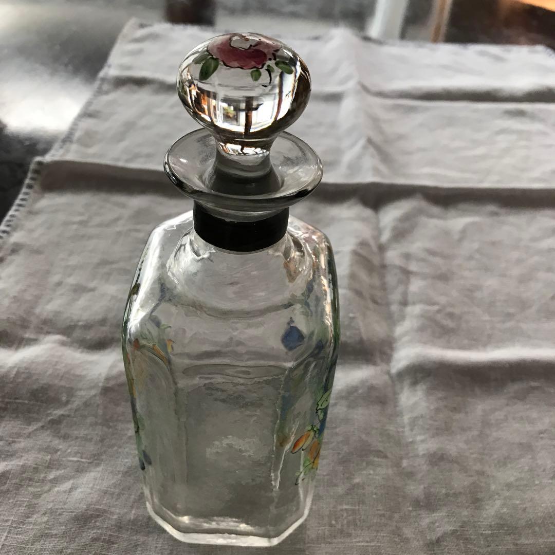 アンティーク　ガラス瓶　香水瓶　ガラスボトル