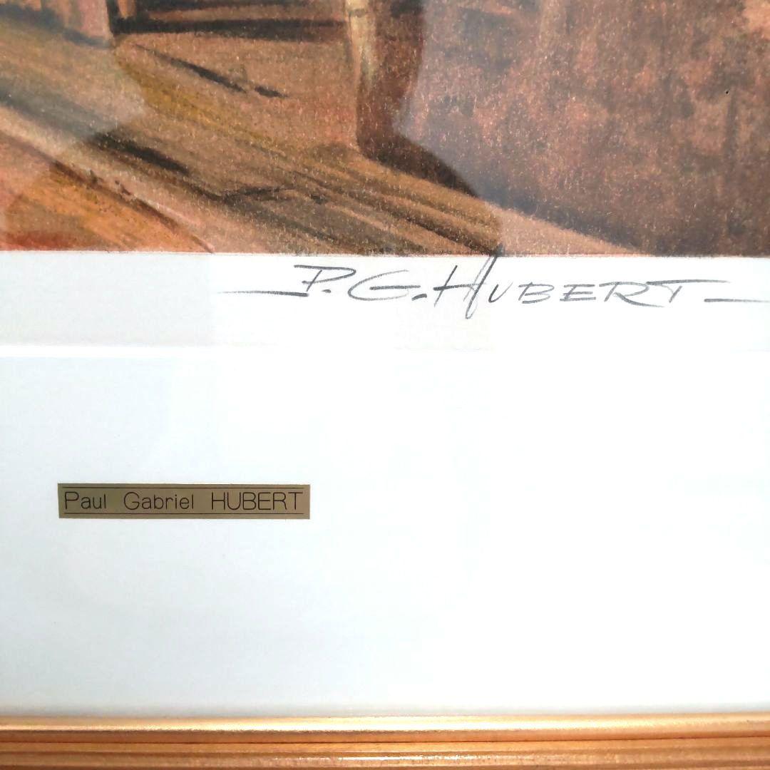 数限定■直筆サイン■ポールガブリエルユベール絵画リトグラフ風景画
