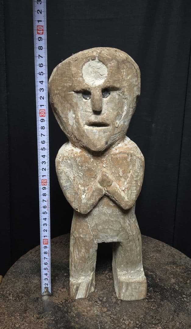 ネパール？祈りの像？彫像木彫り像プリミティブアート　プタリ？