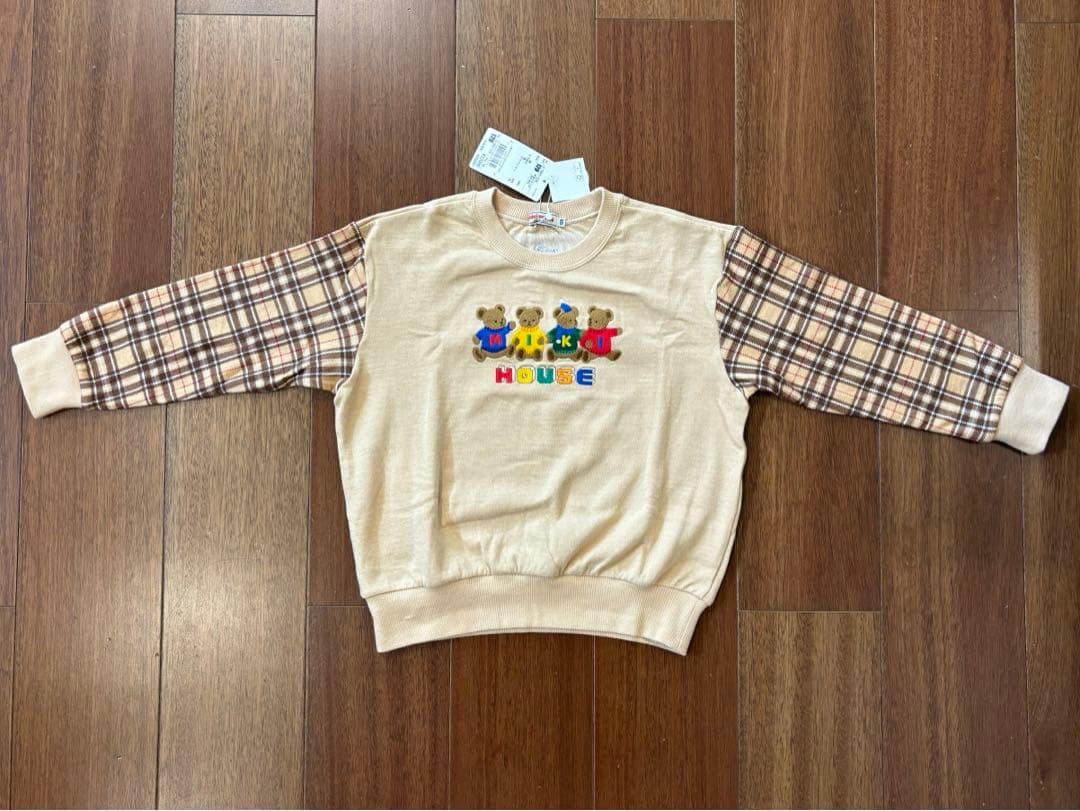 ミキハウス　トレーナー　　ミキハウスベア　120