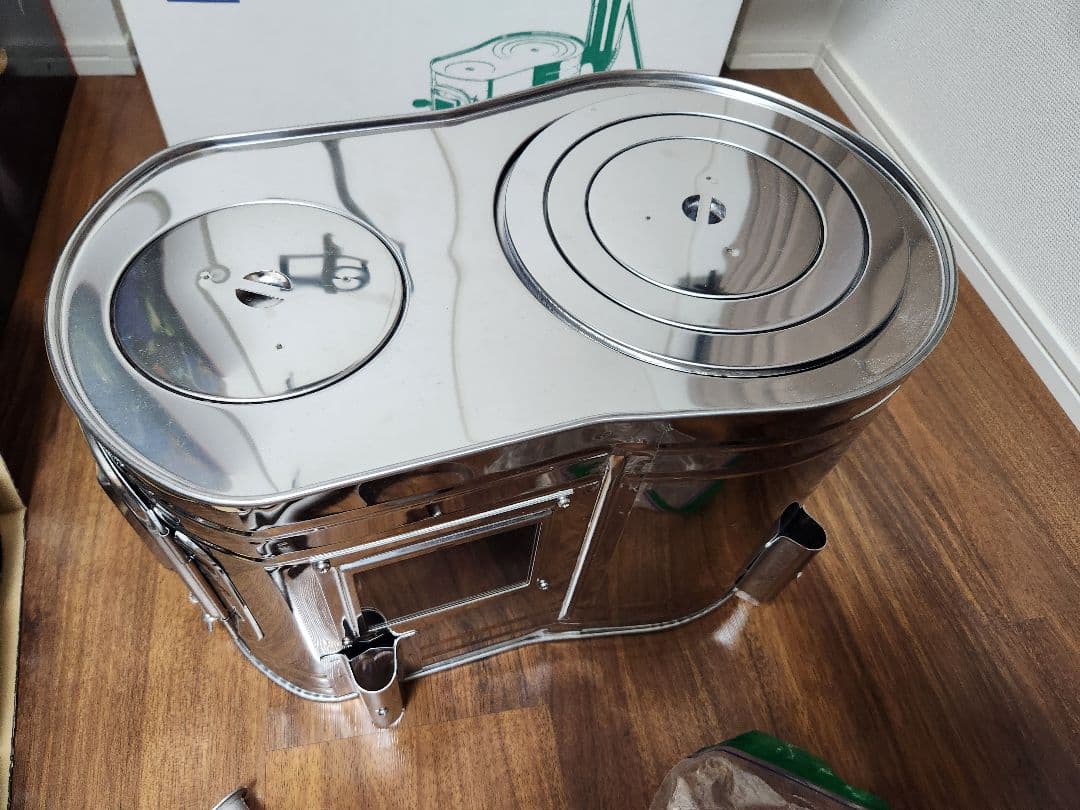 新品　ホンマ製作所　ステンレスストーブコンロセット APS-48DX　薪ストーブ