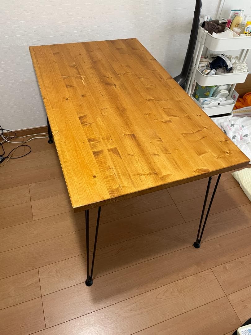 LOWYA ロウヤ ダイニングテーブル 幅120　奥行き70cm