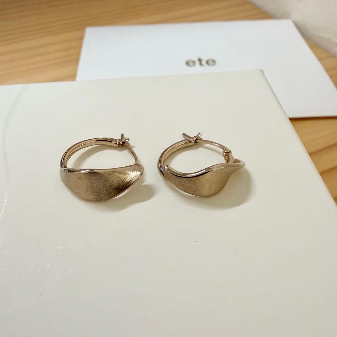 【美品】エテ フープピアス ペタル