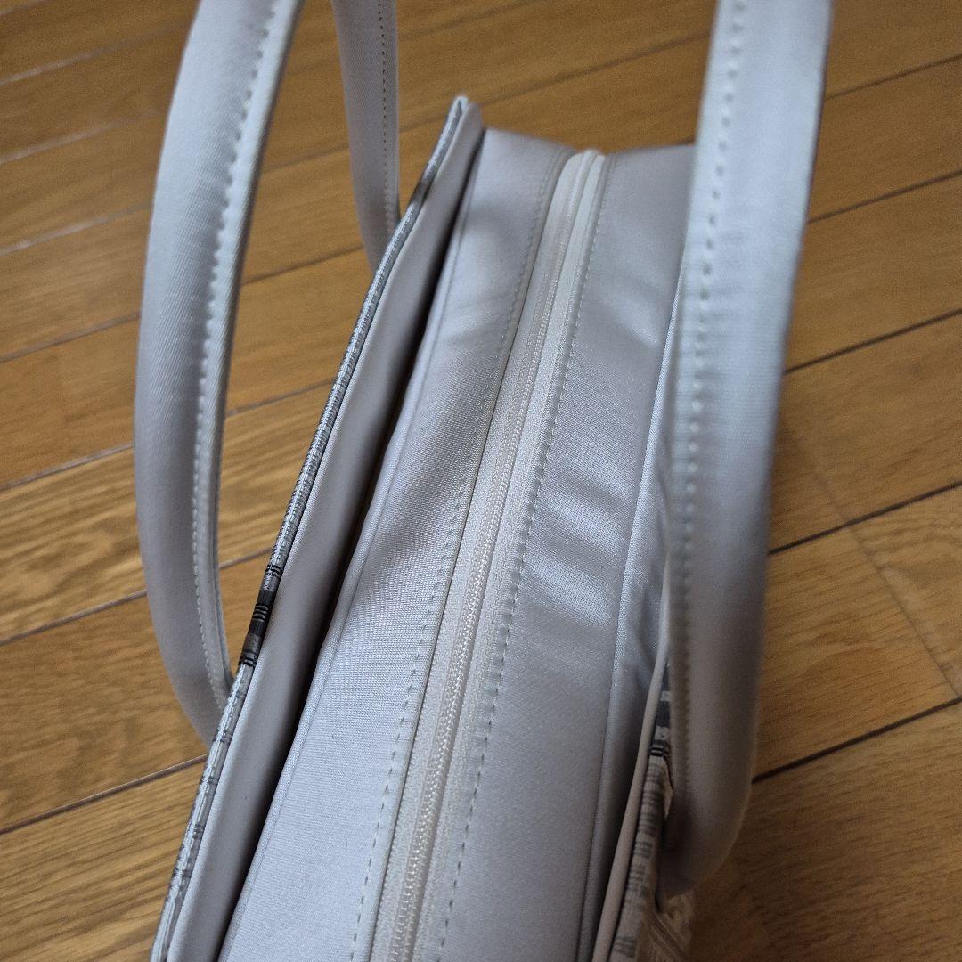 呉服店購入 和装用バッグ 利休バッグシルバー