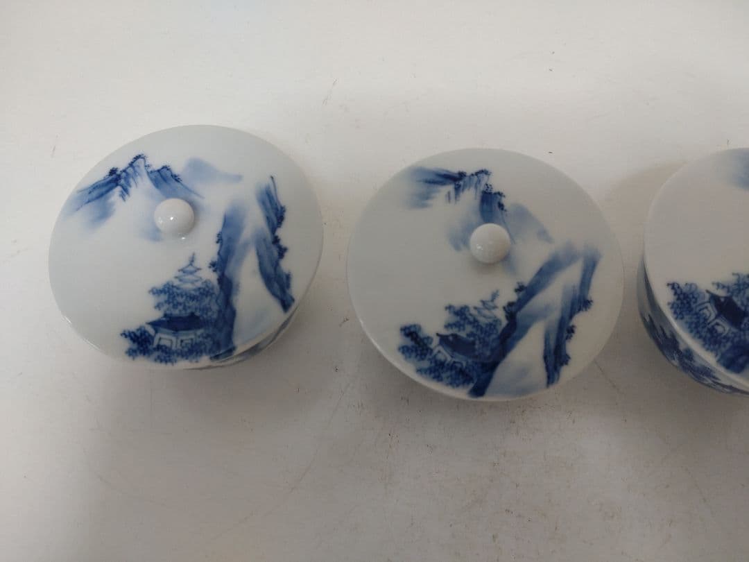 平安 春峯 茶器揃 急須 建水 茶碗五客 煎茶道具