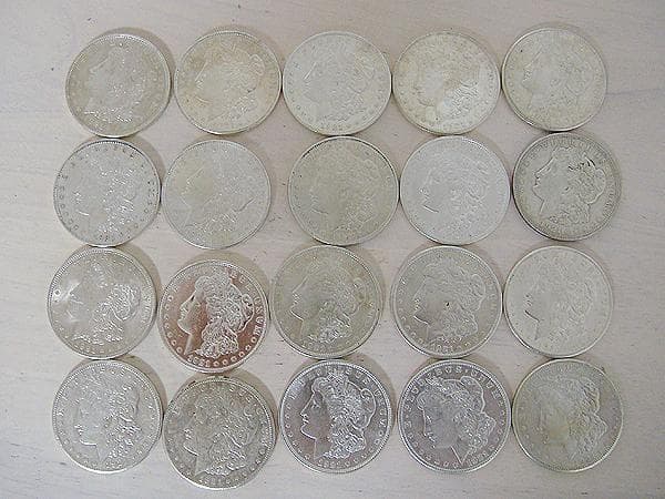 ★1枚の価格★ アメリカ モルガンダラー 銀貨 1921年 本物　1ドル