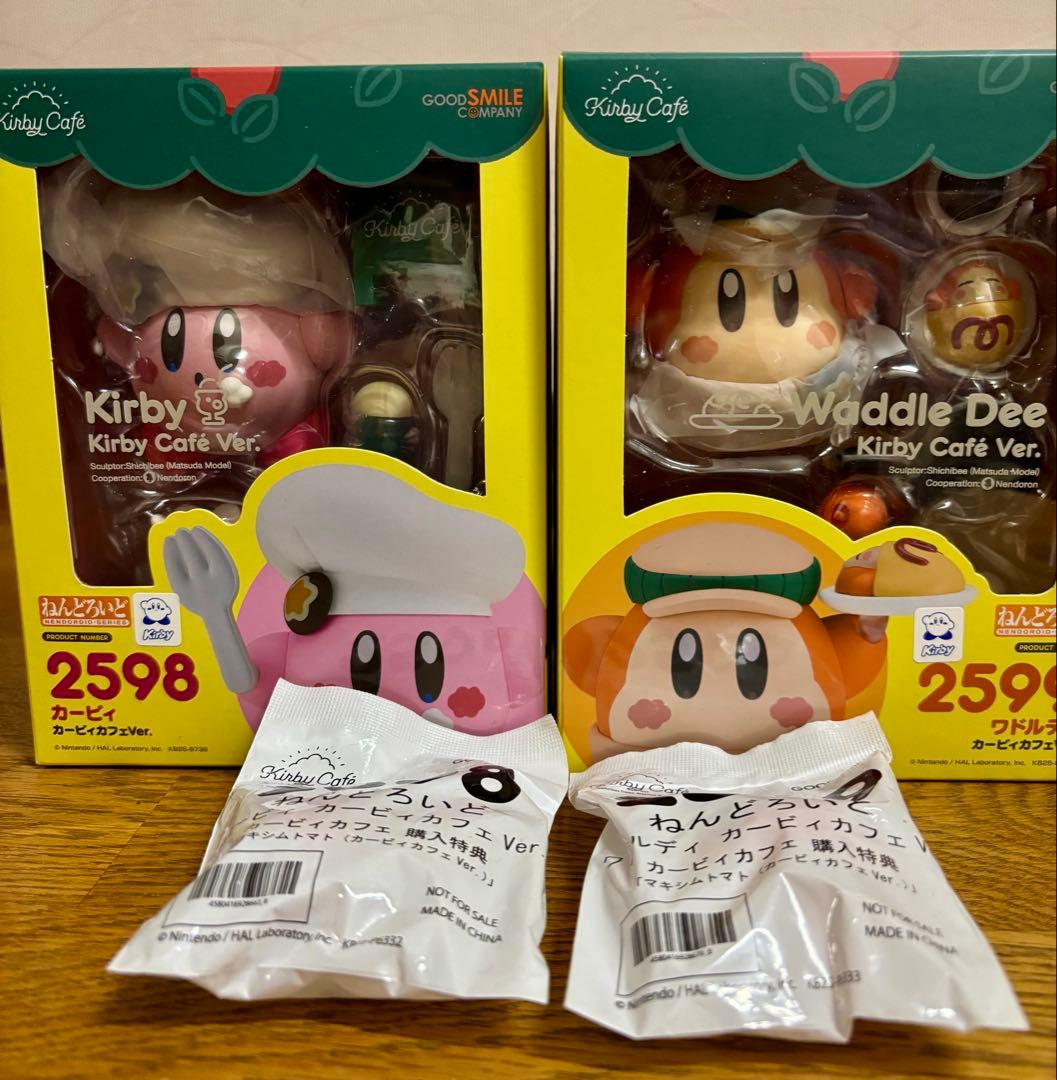 ねんどろいど カービィカフェ　カービィ、ワドルディ特典付き