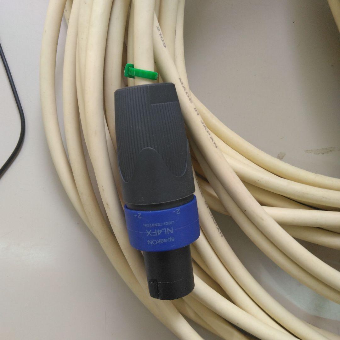 CANARE　4S6　スピーカーケーブル　スピコン10M　5本セット①