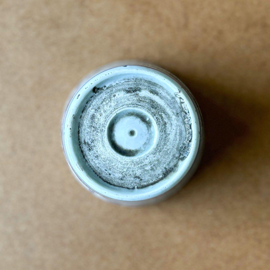 古伊万里　伊万里　江戸　後期　幕末　椿　鳥　蕎麦猪口　染付　蛇の目　高台