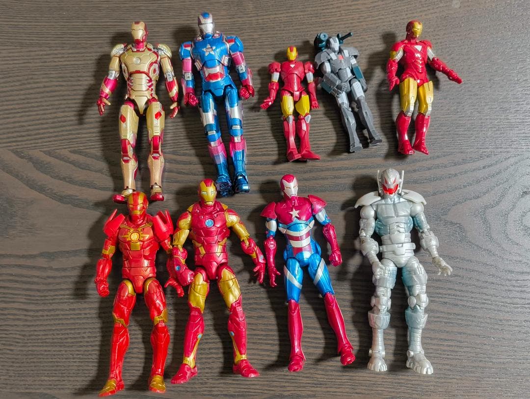 テ*ン様 アイアンマン フィギュアセット【ジャンク】リボルテック/S.H.Fig