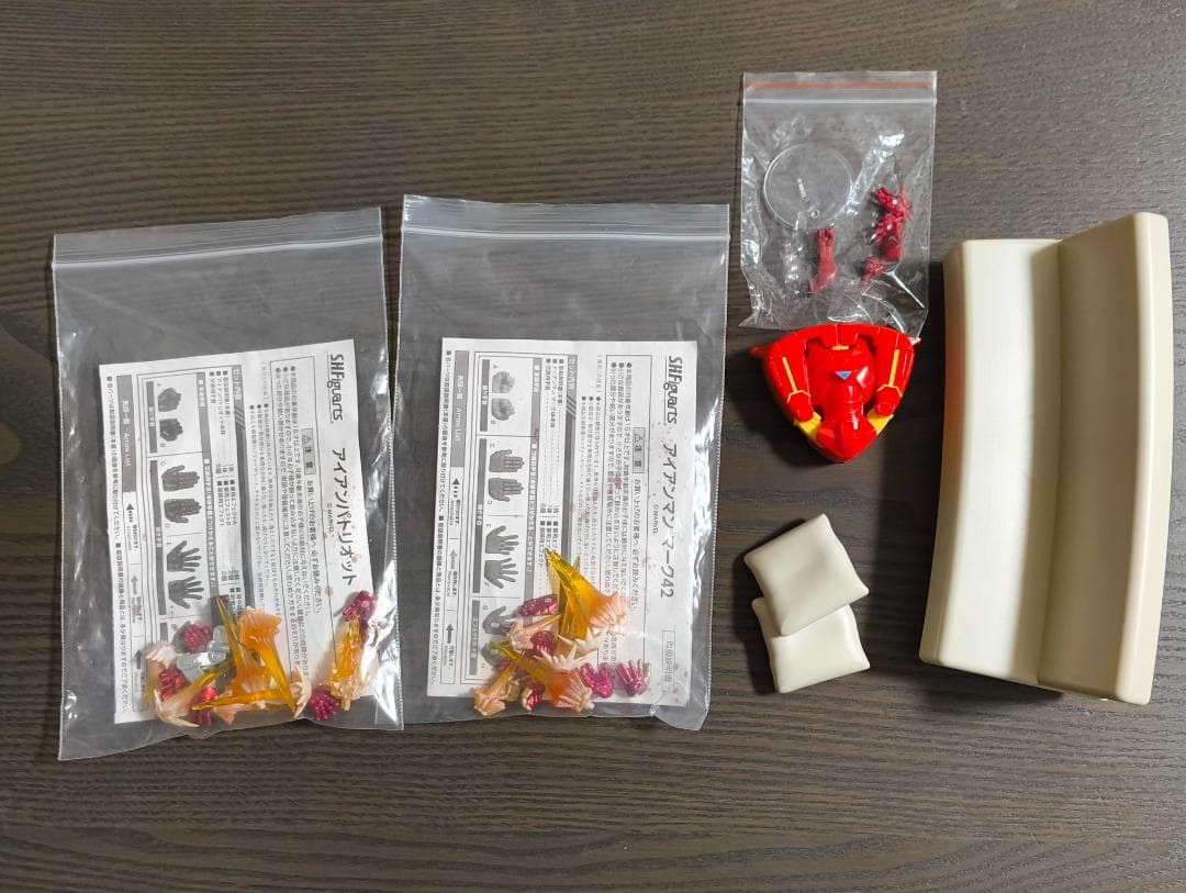 テ*ン様 アイアンマン フィギュアセット【ジャンク】リボルテック/S.H.Fig